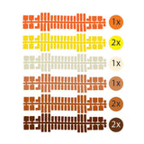 Bandes de couleurs Ministeck, 9e.