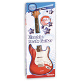 Bontempi électrique guitare rouge avec groupe de guitare