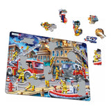 Selecta Larsen puzzle les pompiers, 45 pcs.
