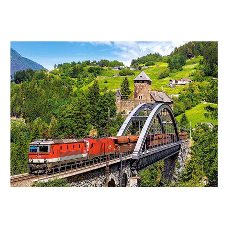 Selecta Castorland Puzzle Train sur le pont, 500 pcs.