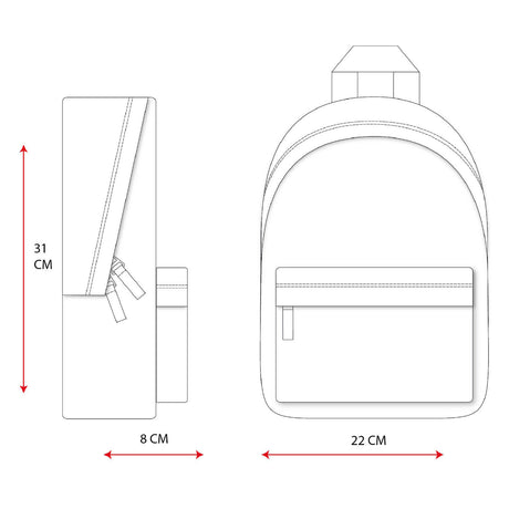 Vadobag sac à dos amusant pense pensées heureuses baleine