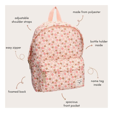 Sac à dos Kidzroom Lyon fleurs des prés magiques