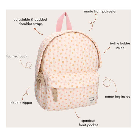 Kidzroom sac à dos paris prairies magiques rose