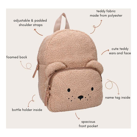 Kidzroom sac à dos pise confort amis ours en peluche