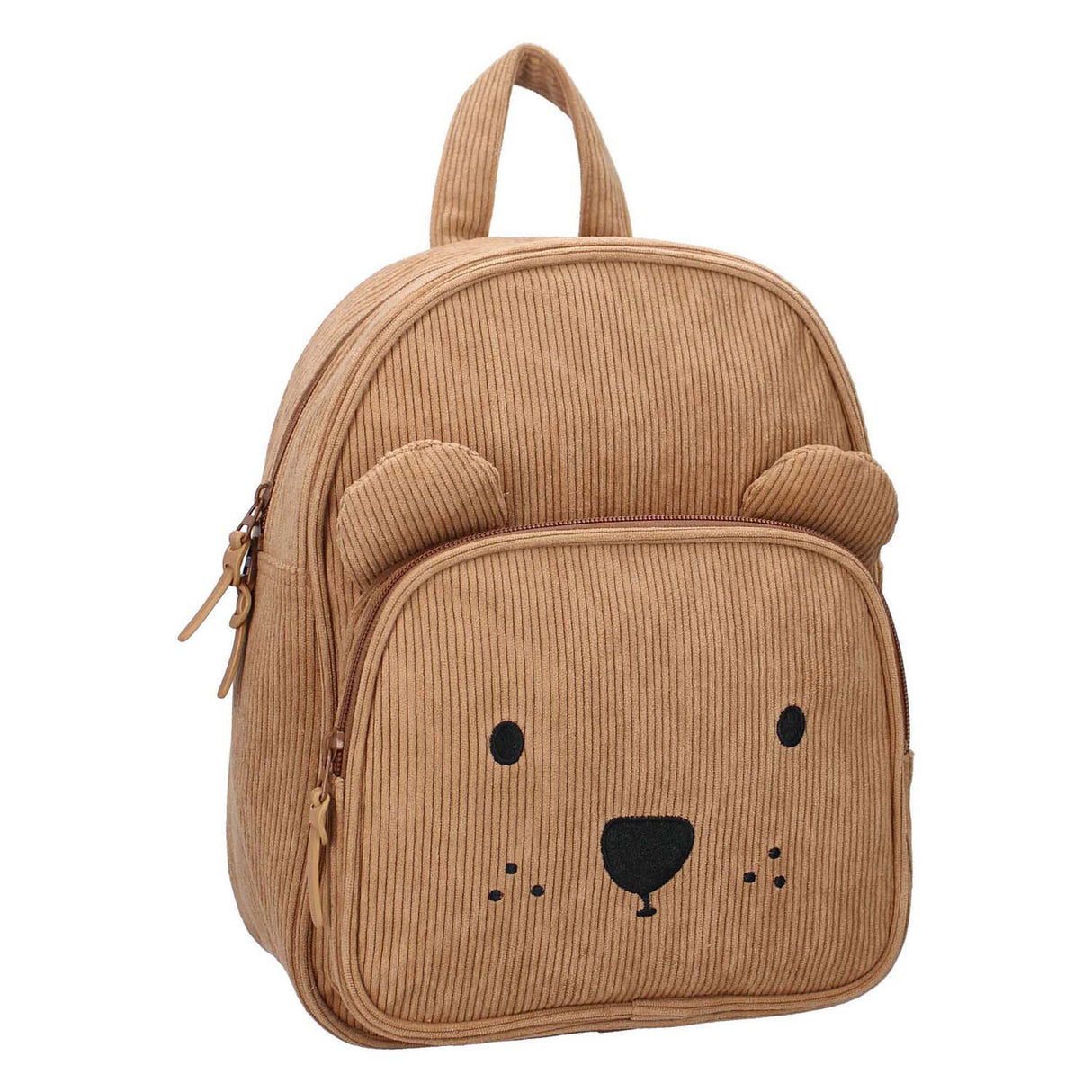 Kidzroom sac à dos porto beary excité marron