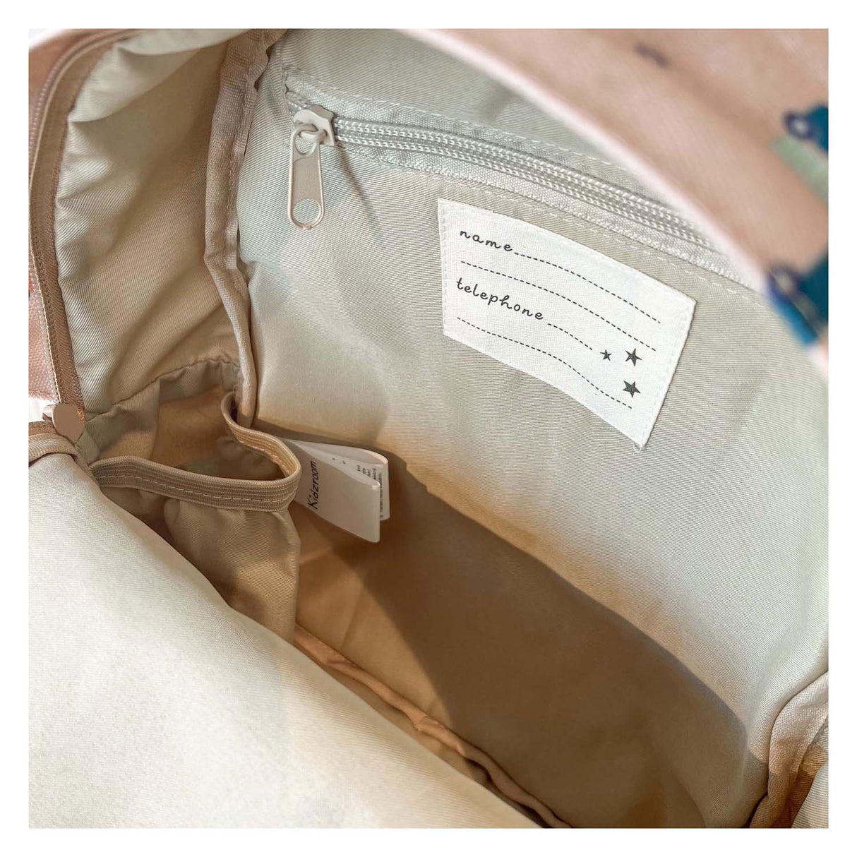 Kidzroom sac à dos paris doux câlins véhicules