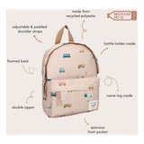 Kidzroom sac à dos paris doux câlins véhicules