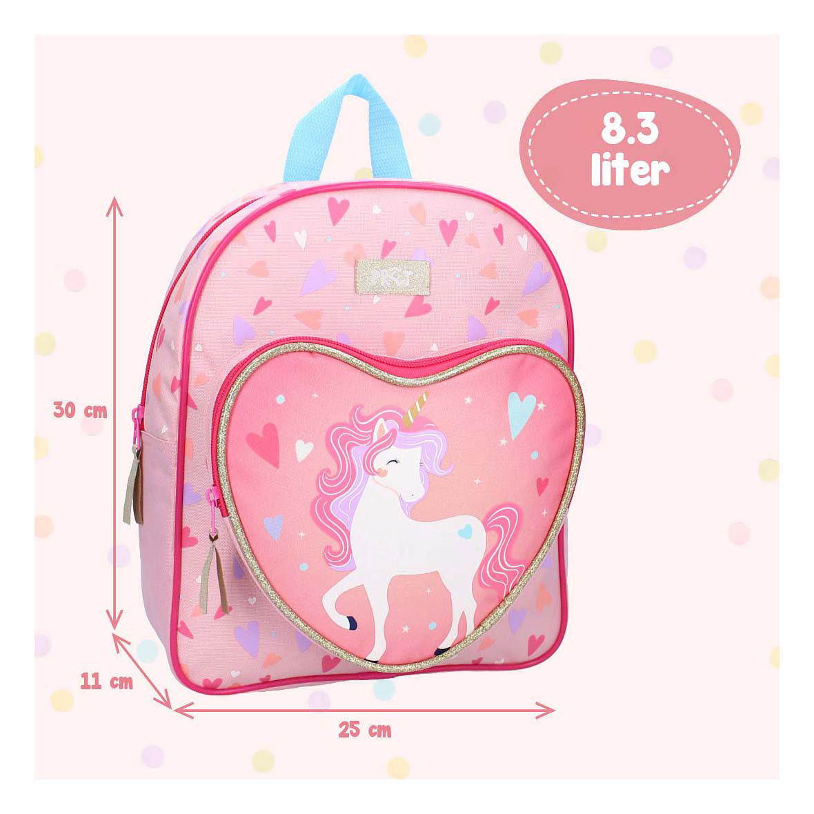 Vadobag sac à dos amusant happy go lucky licorne