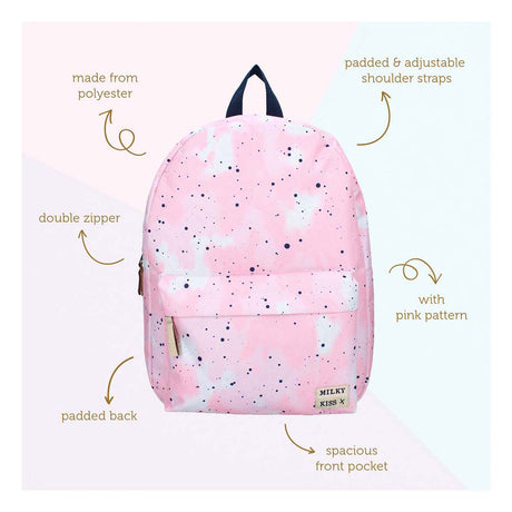 Sac à dos Milky Kiss imprimé à pois style audacieux