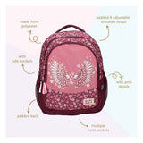 Sac à dos Milky Kiss Wild Bliss Flowers, 3 compartiments