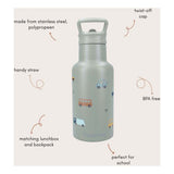 Gourde Kidzroom, véhicules à gorgées sucrées, 350ml