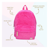 Sac à dos Milky Kiss le facteur wow rose moelleux