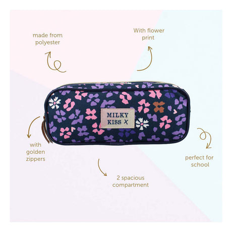 Pochette de baiser lacté fleur sauvage