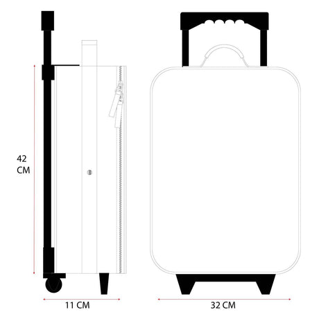 Vadobag fien et teun valise trolley amis des animaux