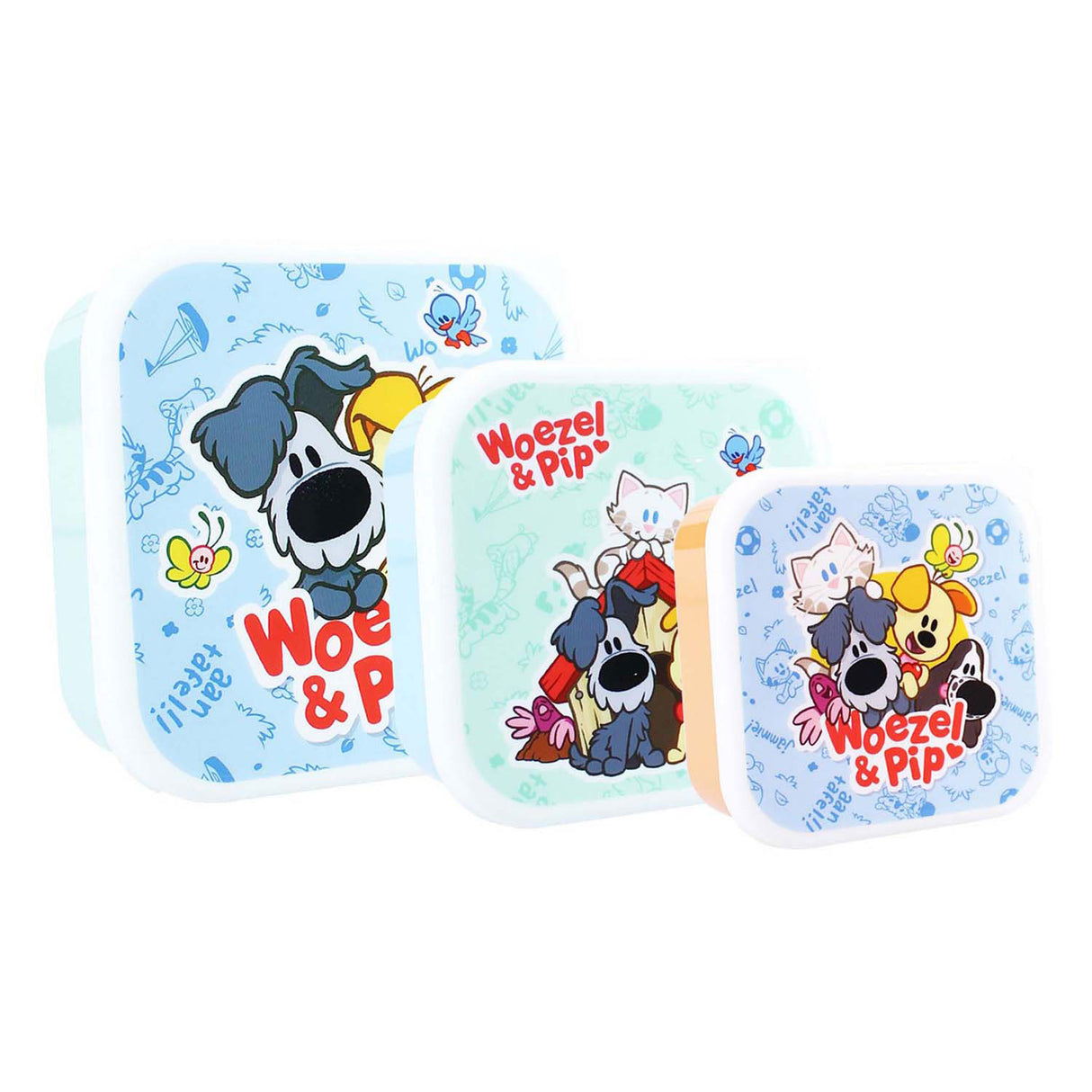 Vadobag boîte à collations woezel et pip 3 en 1 bouchées fraîches | 2 pièces