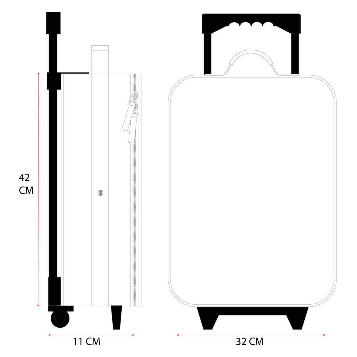 Valise trolley congelée Vadobag star du show