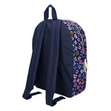 Sac à dos milky kiss prestige fleurs bleu foncé