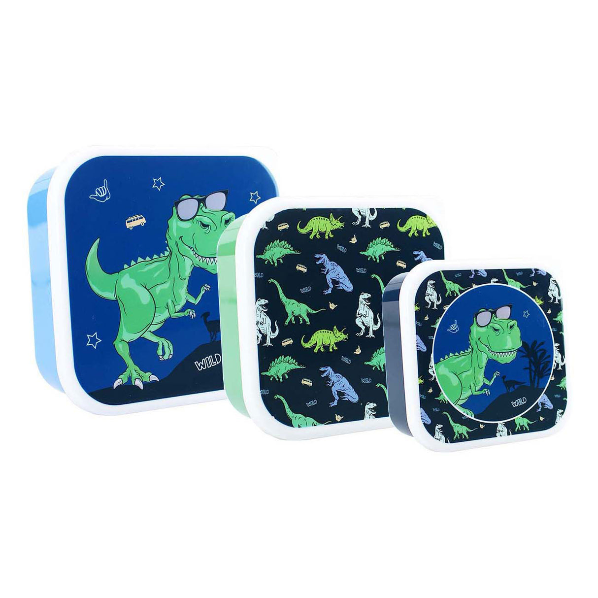 Coffret goûter et coffret fruits Vadobag prêt dino - 3en1