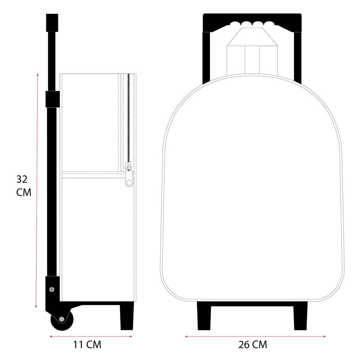 Vadobag sac à dos trolley 3d congelé ii grandes évasions
