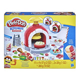Play-doh four à pizza set de jeu - pâte à modeler - comprenant 6 pots - bricolage pour enfants