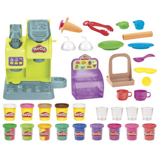 Hasbro play-doh arc-en-ciel chatoyant café ensemble de jeu - jouet créatif.