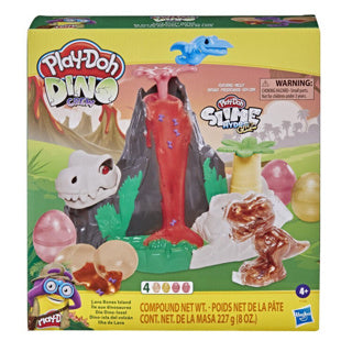 Hasbro Play-Doh Slime Hydro Glitz Dino Volcan