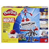Play-doh marvel spider-man ensemble de jeu à lancer et à découper - pâte à modeler - comprenant 2 figurines