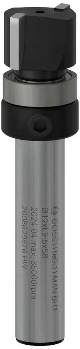 Accessoires Bosch fraise à copier pro avec dessus à roulement à billes | ø 12,7 x l 9,5 | axe 8 mm - 2608629676