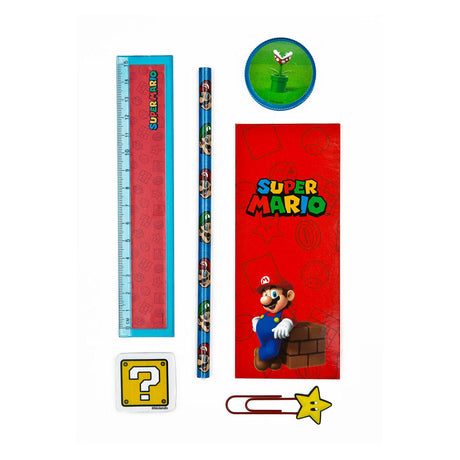 Ensemble de bureau Undercover Super Mario, 7 pièces.