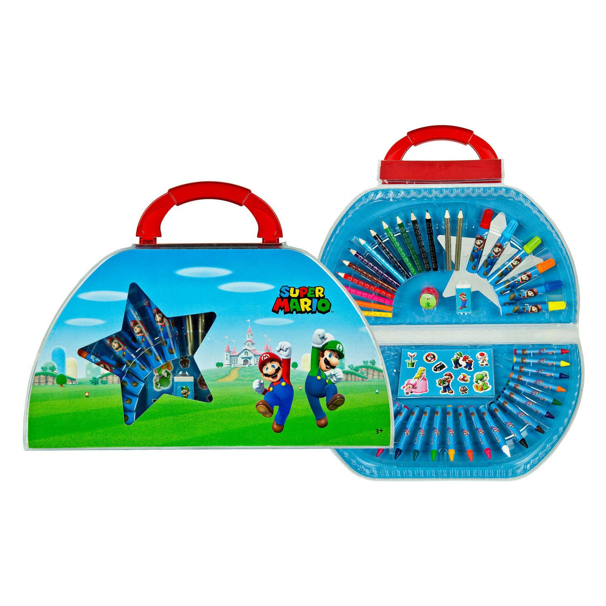 Étui couleur super mario sans marque sans marque, 51 pièces.