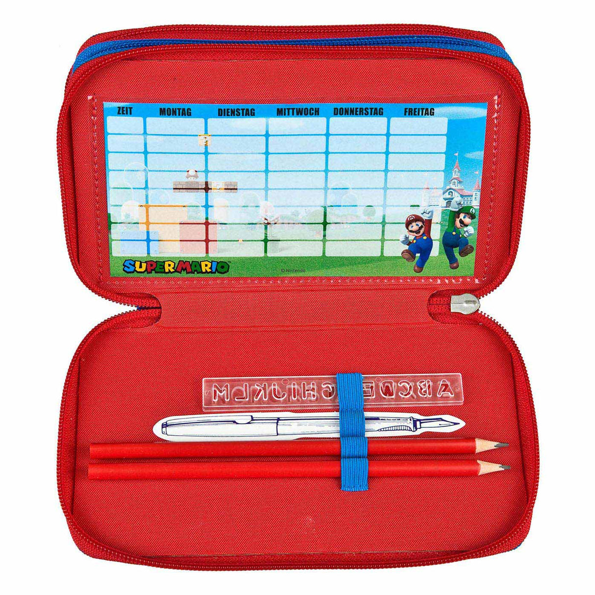 Trousse remplie 3 compartiments Undercover Super Mario