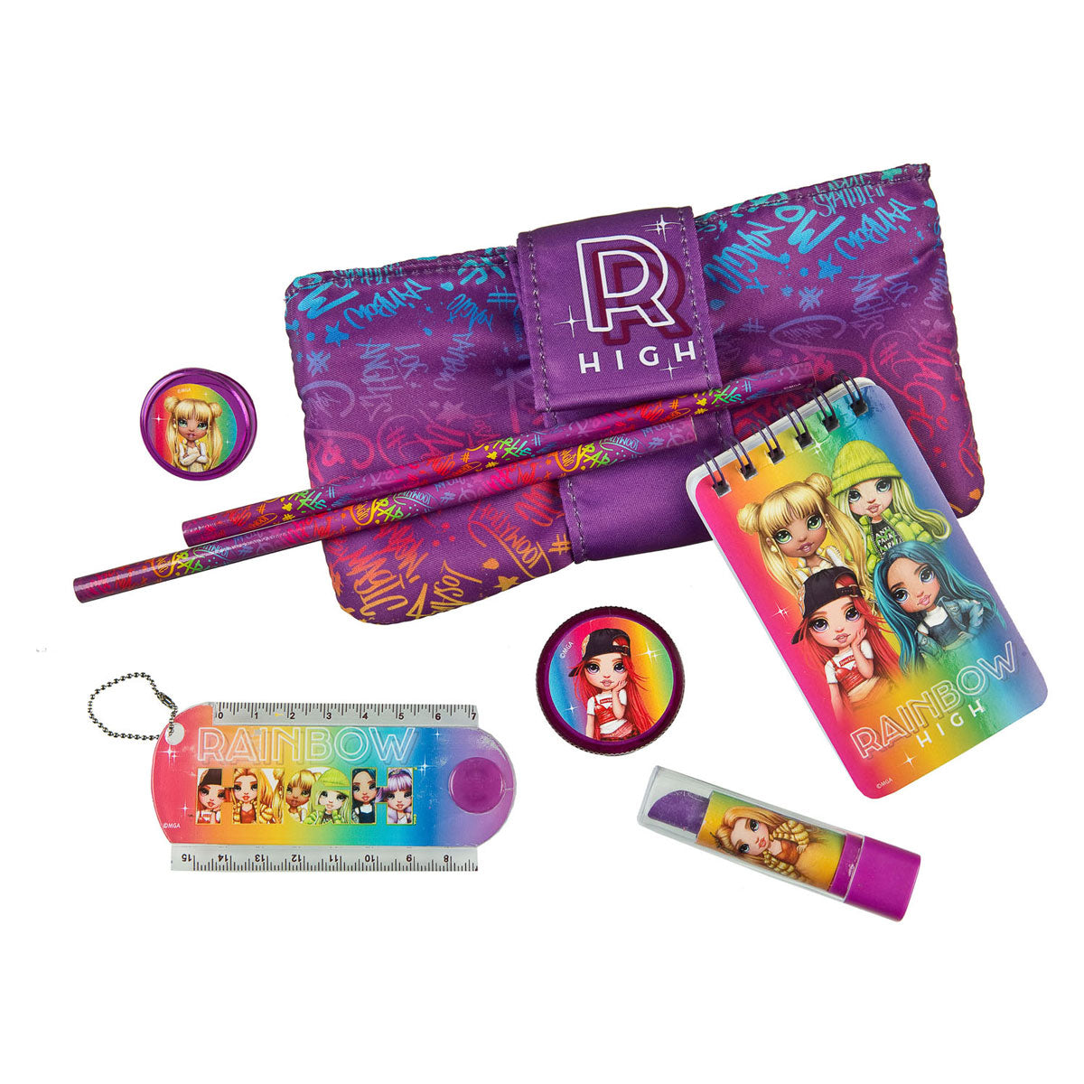 Undercover Stationery Set Rainbow High, 8dlg.