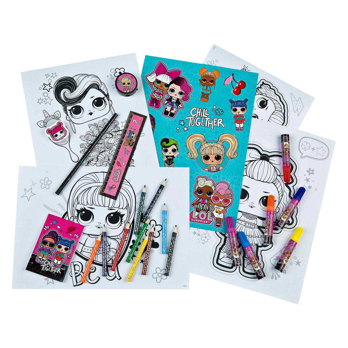 Mdr. surprendre! Tour de papeterie surprise l.o.l, 35 pcs.
