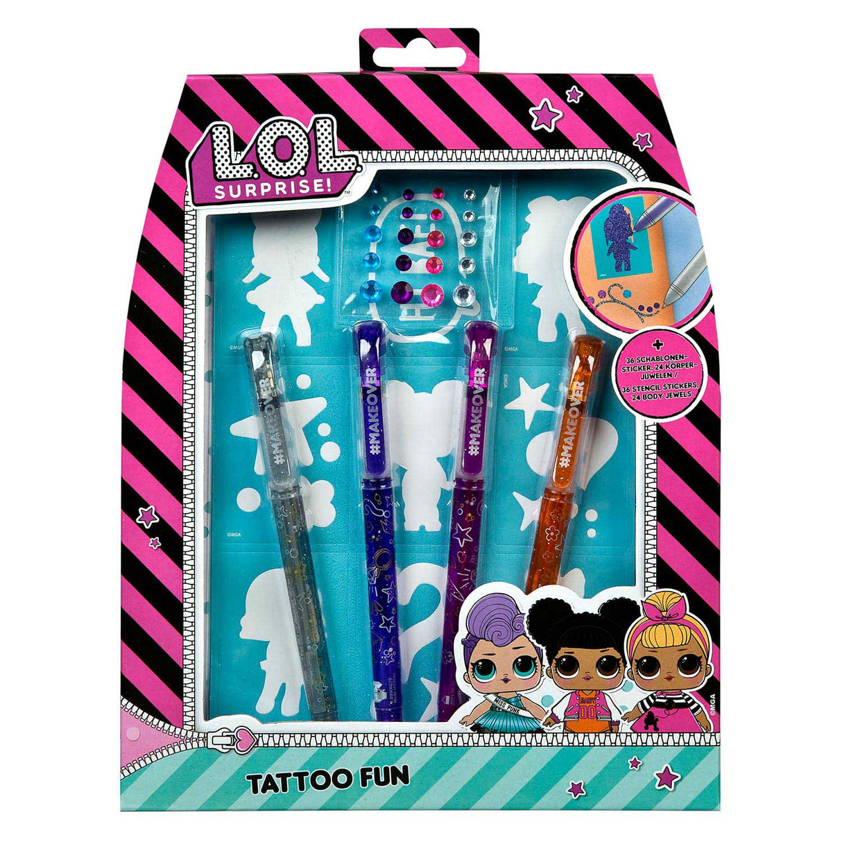 L.O.L. L.O.L Surprise Tattoo Fun Set