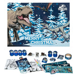 World Jurassic del calendario dell'avvento sotto copertura