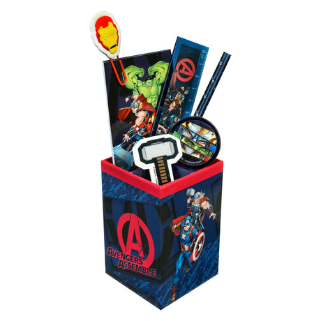 Ensemble de bureau Undercover Avengers, 7 pièces.