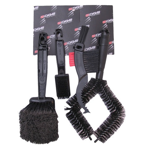 Jeu de brosses de nettoyage des bords 4 pièces pour vélo scooter