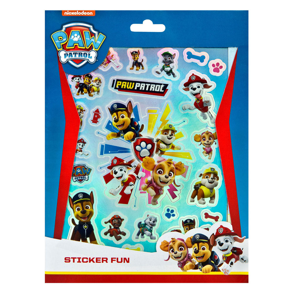 Undercover sticker fun paw patrol, 8 vellen