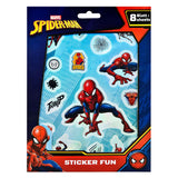 Undercover Sticker Fun Spiderman, 8 sheets