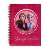 Note à couverture A5 Frozen avec des paillettes