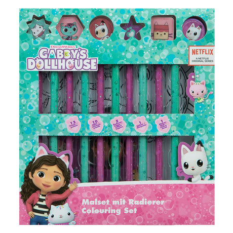 Ensemble de couleurs d'infiltration avec Dollhouse Gummen Gabby, 29dlg.