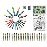 Étui de couleur sans marque sans marque Jurrasic World, 51 pcs.