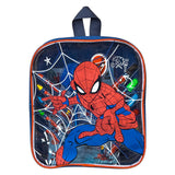 Couleurs d'infiltration Spiderman dans un sac à dos