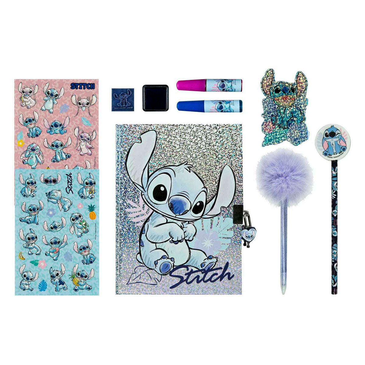 Set tajnega dnevnika Stitch Stitch Glitter