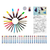 Étui à colorier Undercover Disney Frozen, 51 pièces