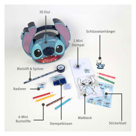 Ensemble créatif méga Undercover Stitch dans un étui 3D, 16 pcs.