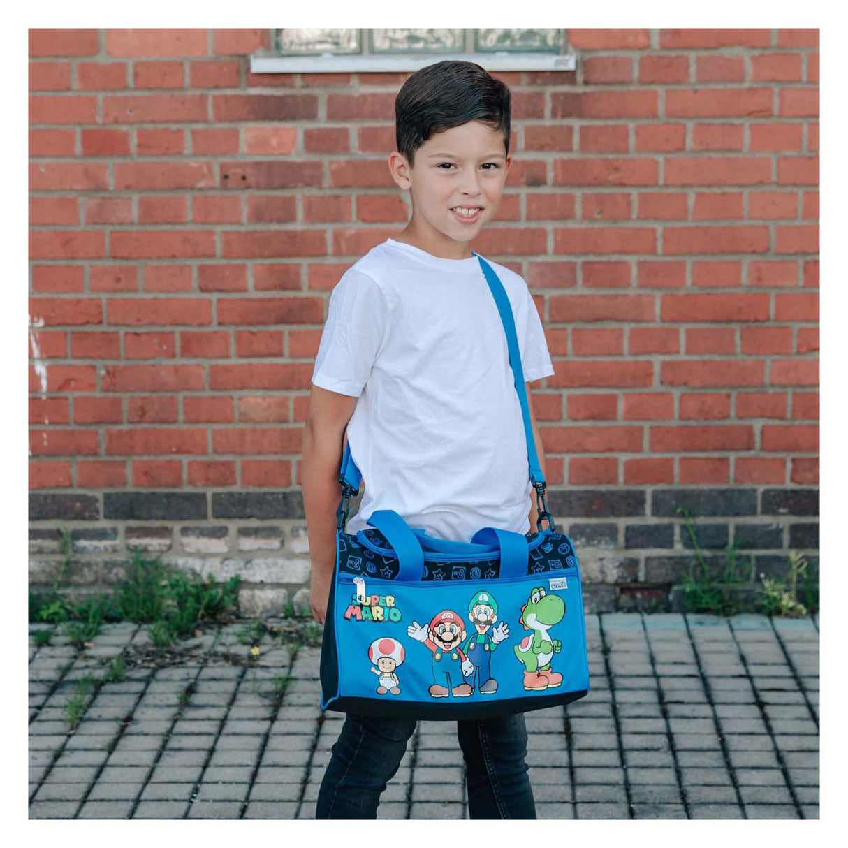 Sac de sport Undercover super mario bleu