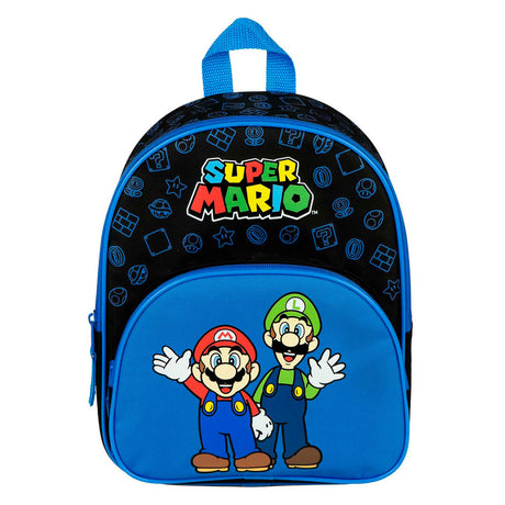 Sac à dos Undercover avec poche avant super mario bleu