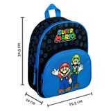 Sac à dos Undercover avec poche avant super mario bleu