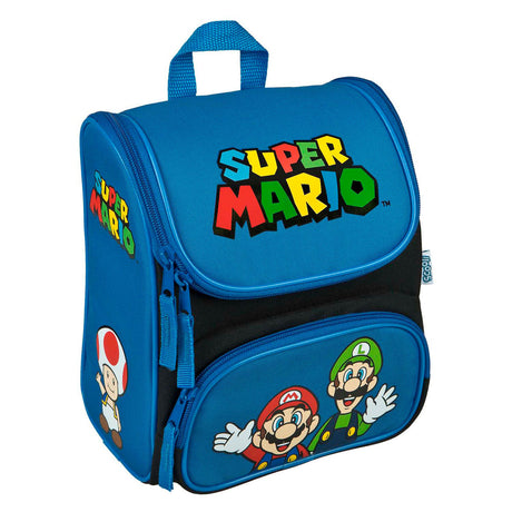 Sac à dos scolaire Undercover super mario bleu